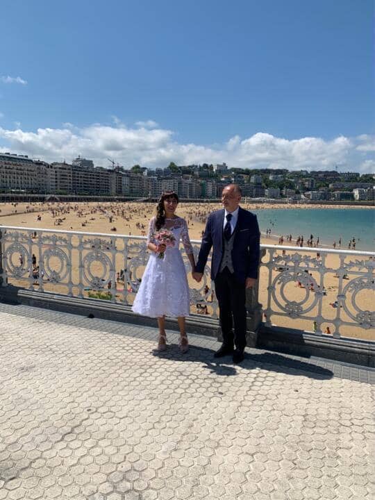 vestidos de novia cortos princesa