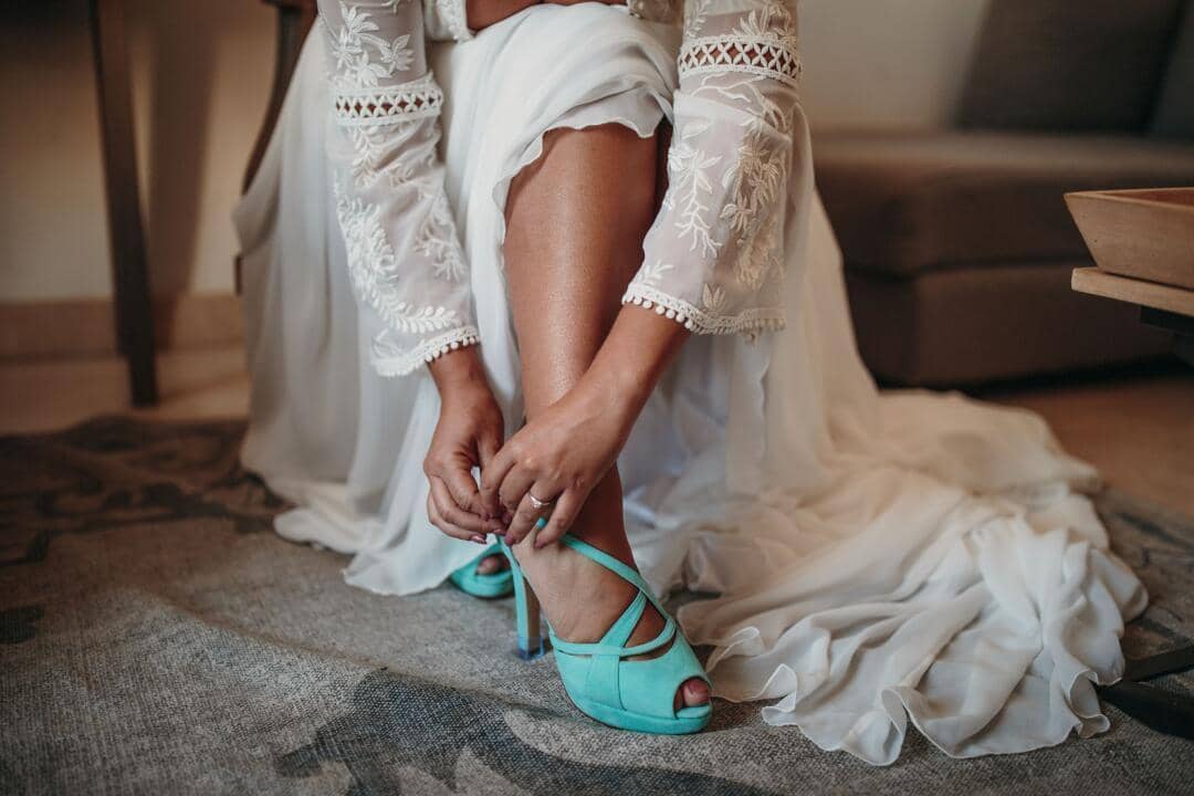 zapatos de novia y vestidos