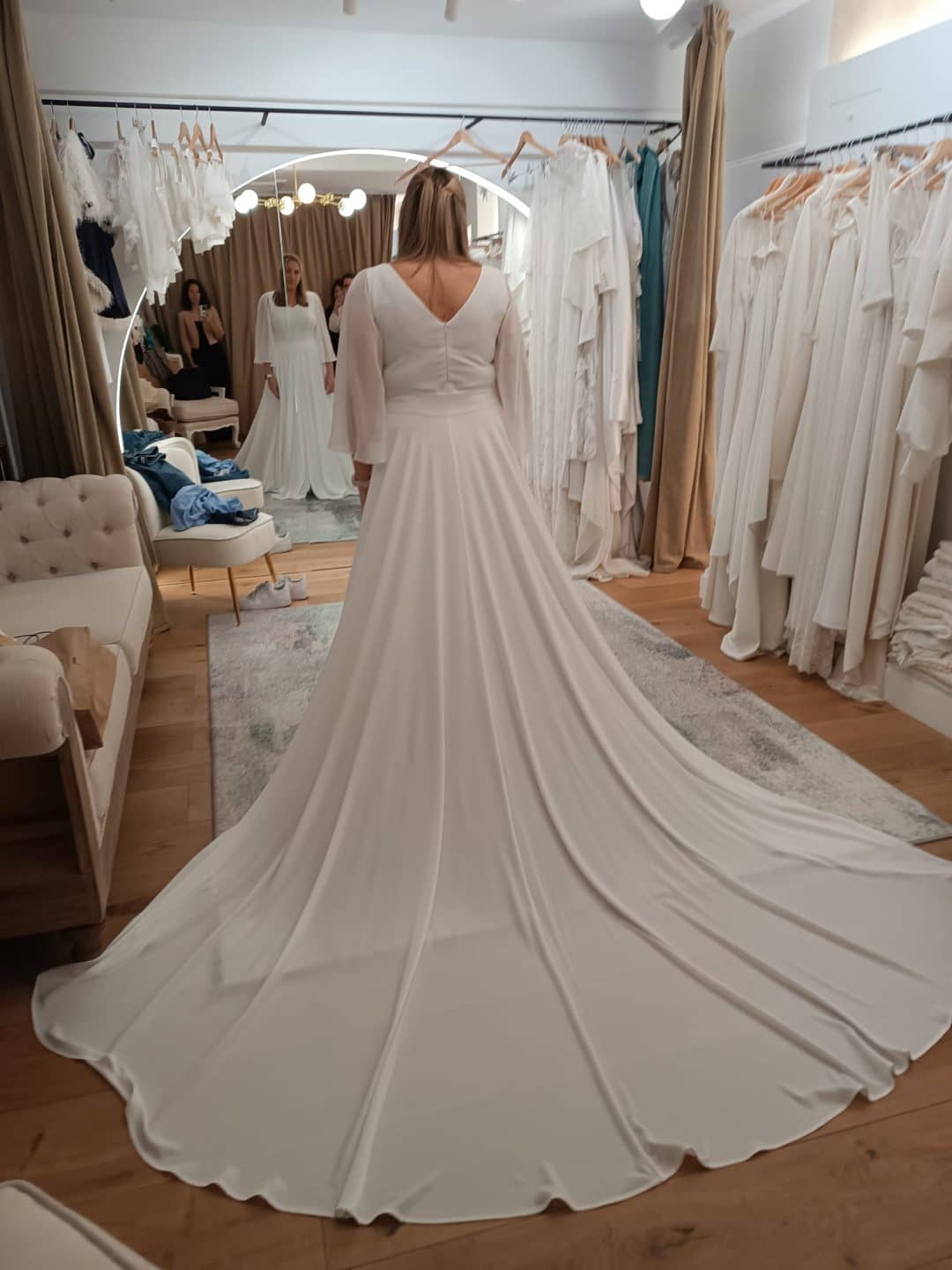 En esta pagina, puedes ver las opiniones reales de nuestras clientas de vestidos de novia cortos, vestidos de novia largos, trajes de novia con pantalón. Hacemos cualquier tipo de vestido o traje de novia: vestidos de novia rosas, mono de novia con cola, vestidos de novia cortos de encaje, vestidos de novia para boda civil, vestidos de novia bohemio, vestidos de novia para boda en la playa, capas de novias, vestidos de novia para bodas temáticas, trajes de novia con pantalones, trajes de novia con chaqueta, vestidos de novia sirena, vestidos de novia princesa,...</p>